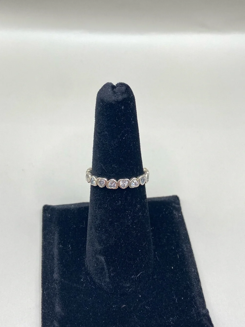 Pandora Forever More Heart Band Ring